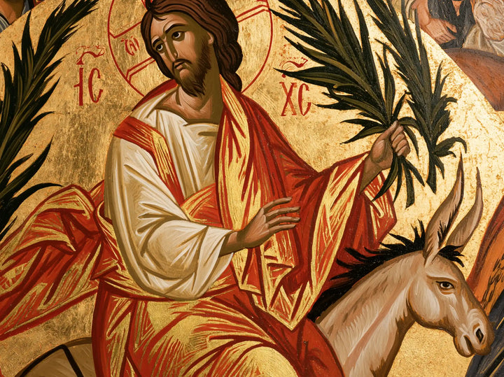 Jesus Enters Jerusalem – Contemporary Byzantine · Landscape no. 1