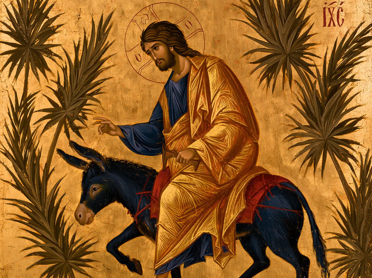 Jesus Enters Jerusalem – Contemporary Byzantine · Landscape no. 5