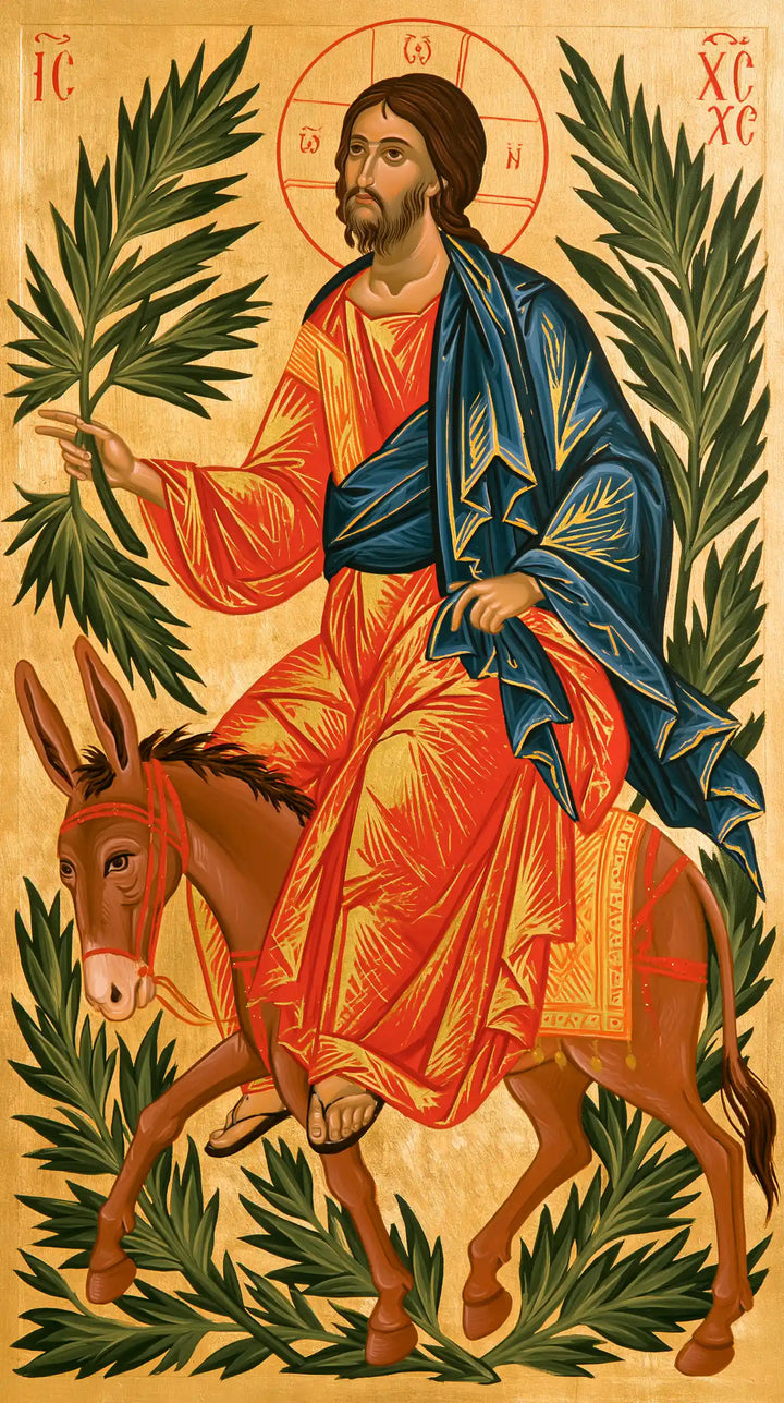Jesus Enters Jerusalem – Contemporary Byzantine · Portrait no. 6
