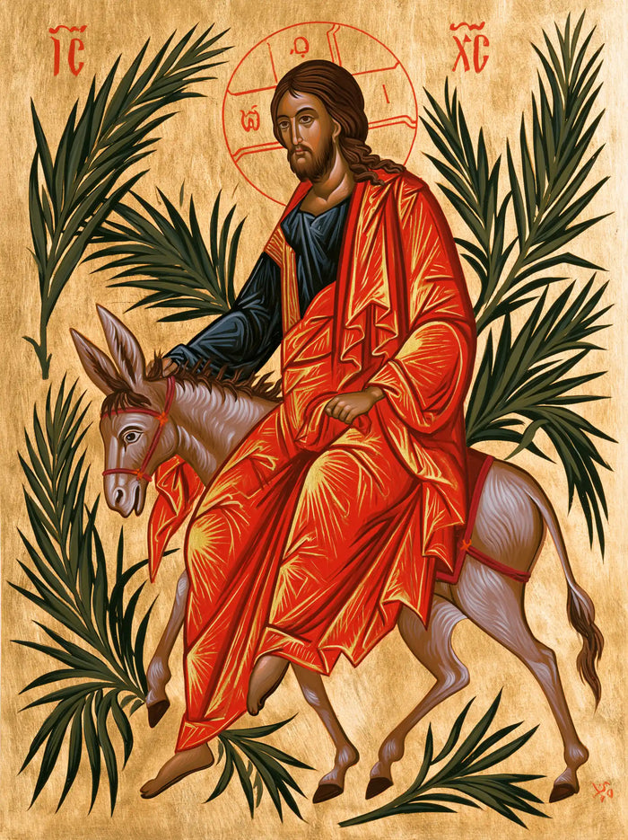 Jesus Enters Jerusalem – Contemporary Byzantine · Portrait no. 14