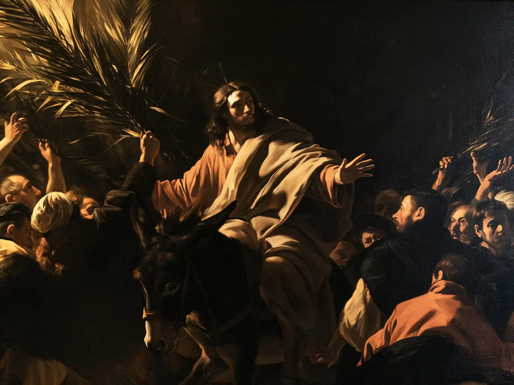 Jesus Enters Jerusalem – Caravaggio Tenebrism · Landscape no. 4