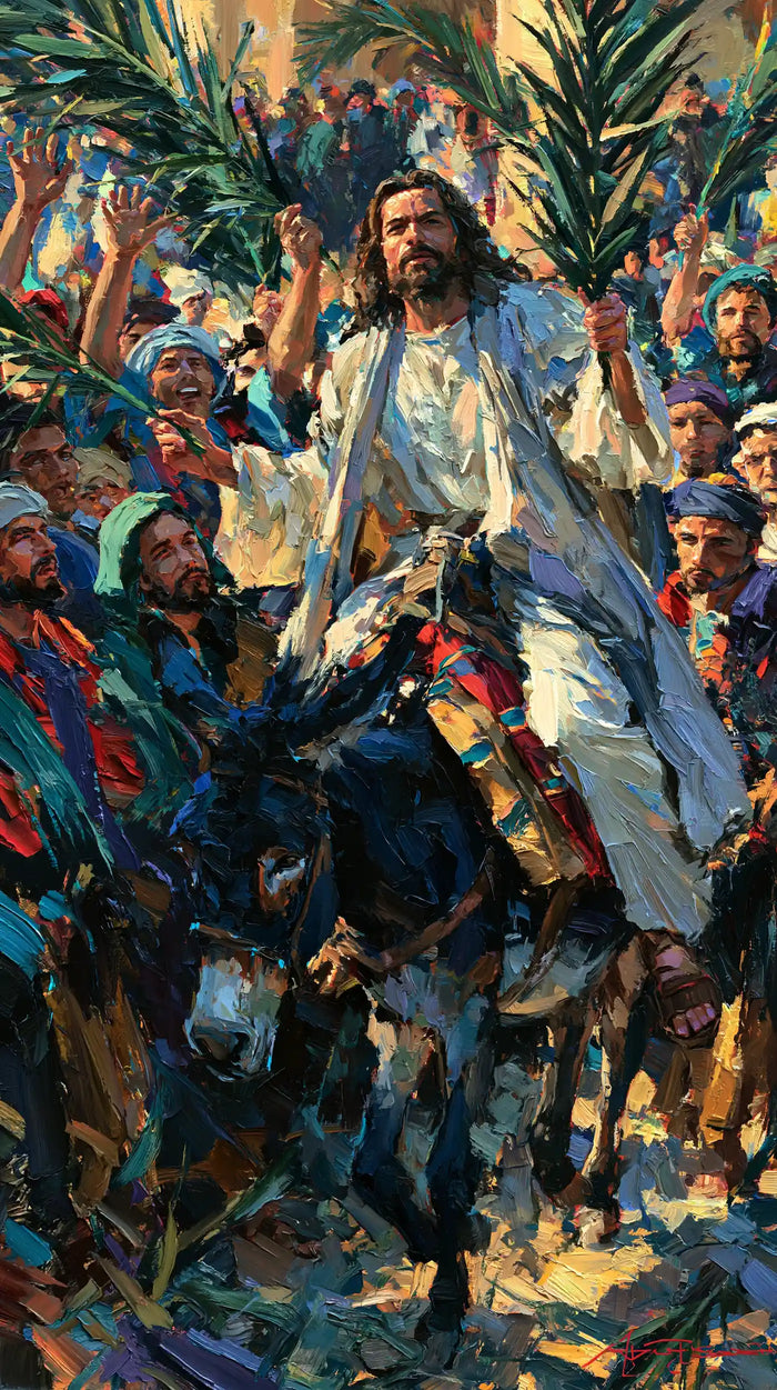 Jesus Enters Jerusalem – Expressionist · Portrait no. 5