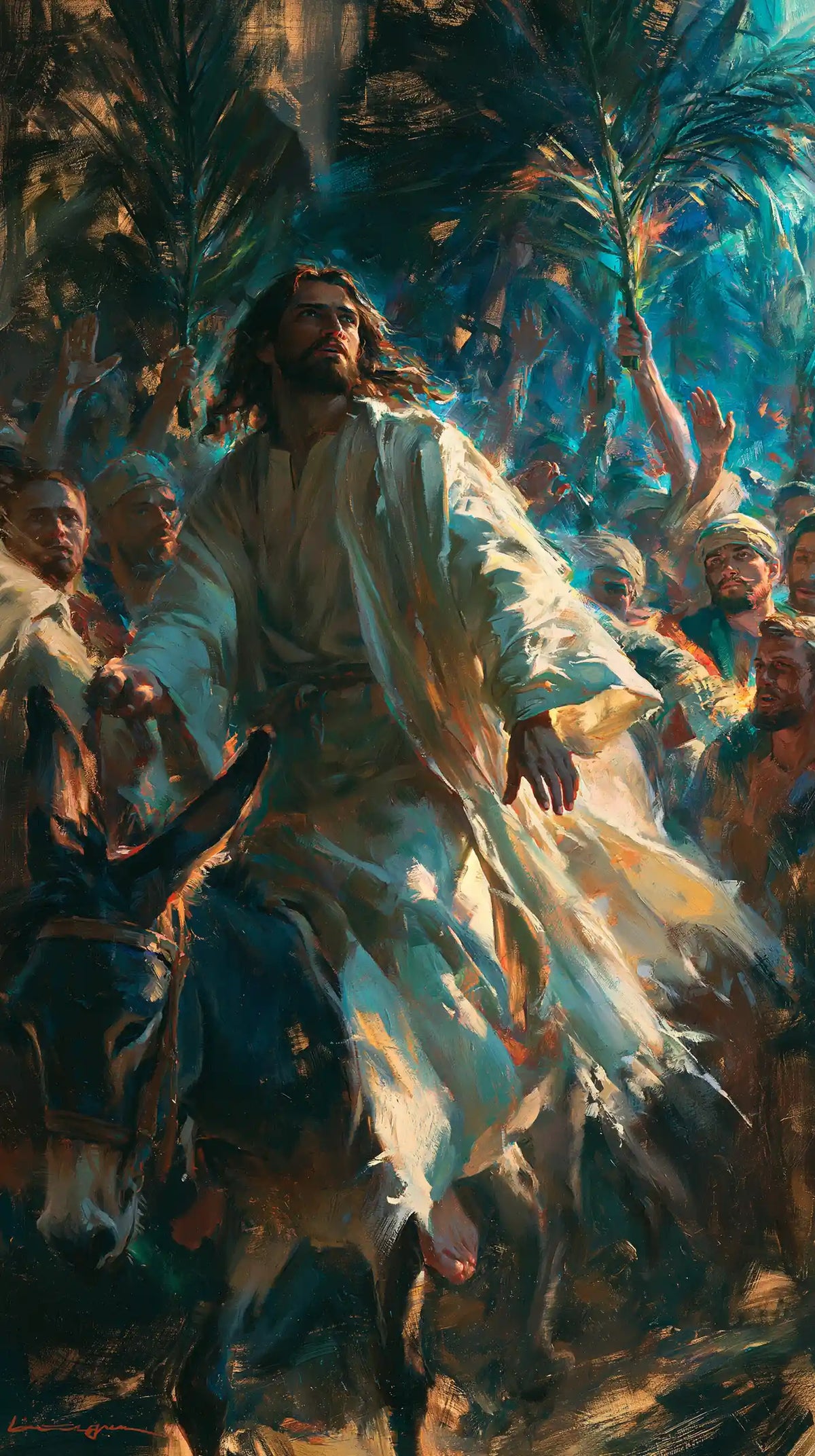 Jesus Enters Jerusalem – Expressionist · Portrait no. 8