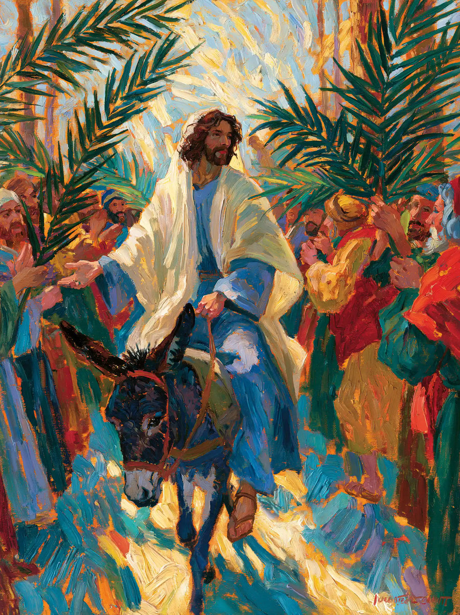Jesus Enters Jerusalem – Post-Impressionist · Portrait no. 11