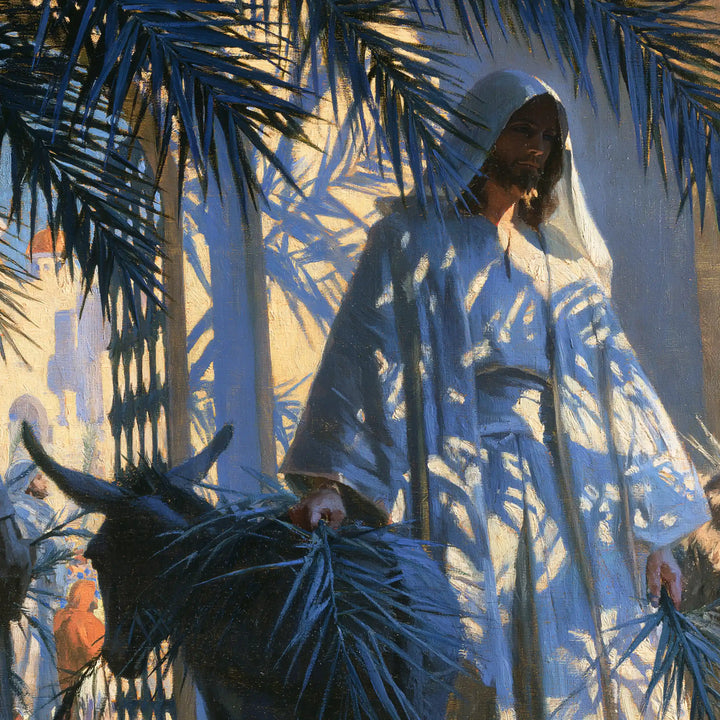 Jesus Enters Jerusalem – Symbolist · Square no. 2