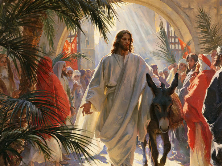 Jesus Enters Jerusalem – Symbolist · Landscape no. 1