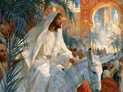 Jesus Enters Jerusalem – Symbolist · Landscape no. 3