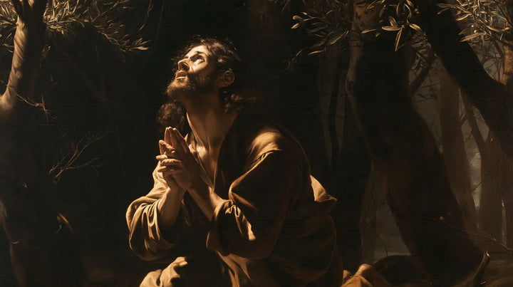 Jesus in Gethsemane — The Face Offered to the Glow