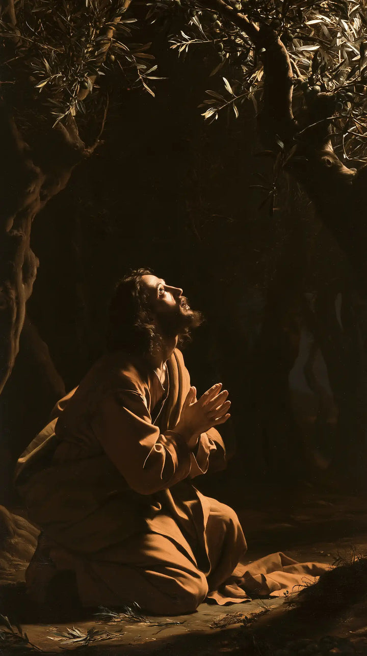 Jesus in Gethsemane — Prayer in the Amber Well