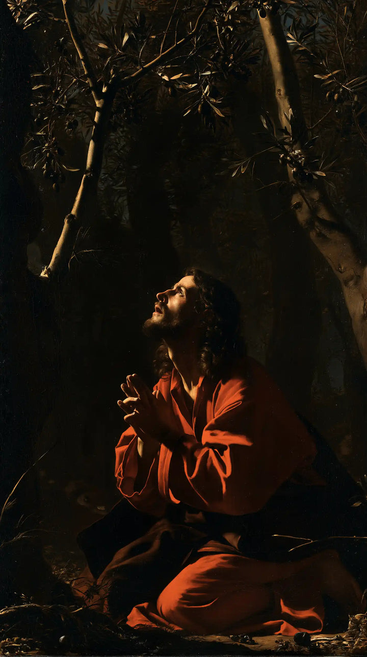 Jesus in Gethsemane — The Ember Deep in the Garden