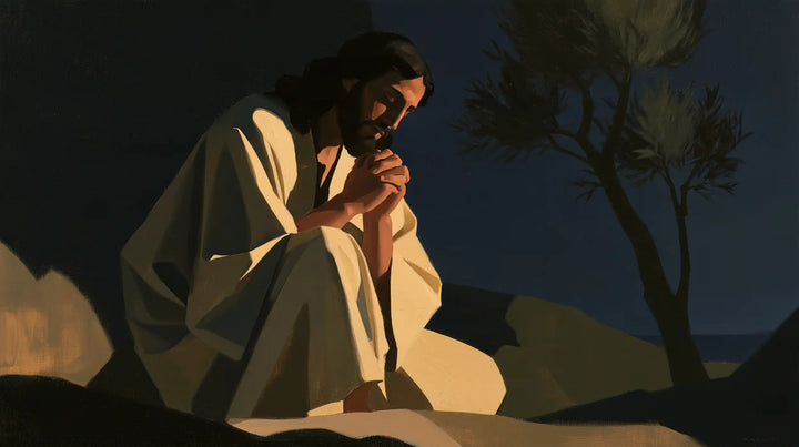 Jesus in Gethsemane - Contemporary Minimalism · Landscape n° 6