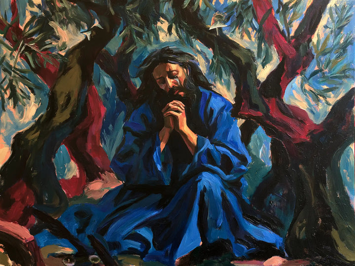 Jesus in Gethsemane - Expressionist · Landscape n° 2