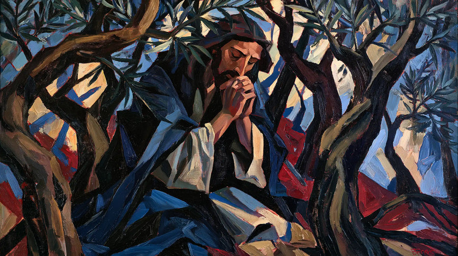 Jesus in Gethsemane - Expressionist · Landscape n° 11