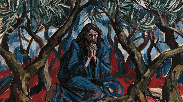 Jesus in Gethsemane - Expressionist · Landscape n° 14