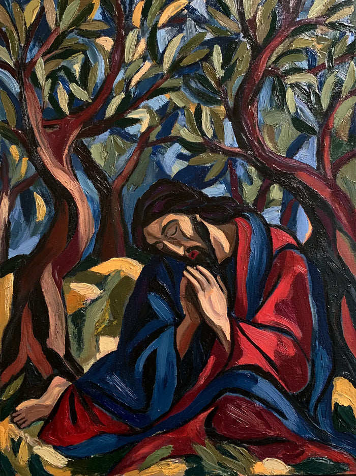 Jesus in Gethsemane - Expressionist · Portrait n° 9