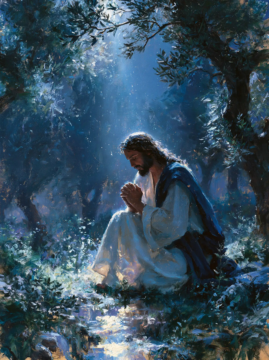 Jesus in Gethsemane - Impressionist · Portrait n° 11
