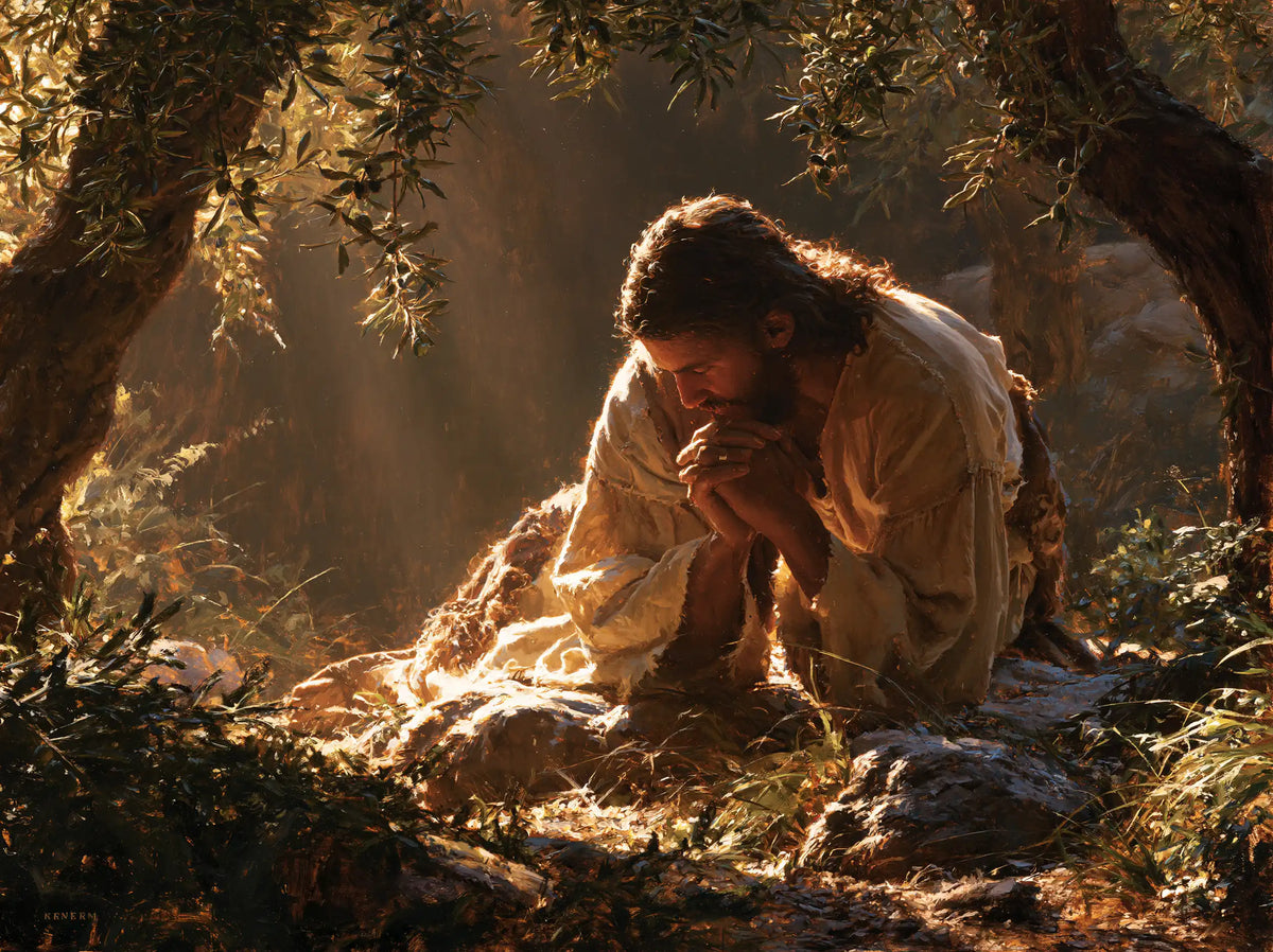 Jesus in Gethsemane — Hands Closest to the Earth