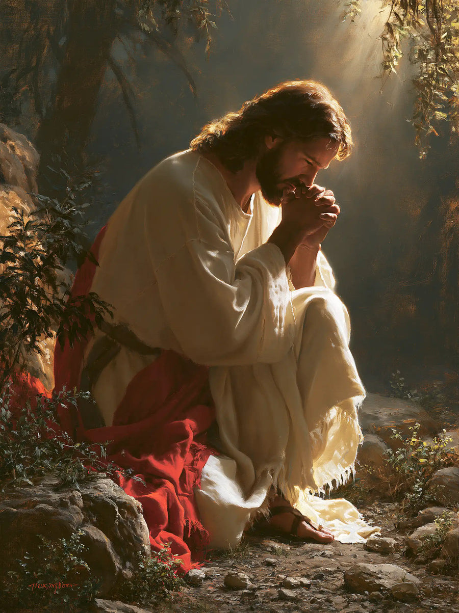 Jesus in Gethsemane - Sacred Agony · Portrait n° 11