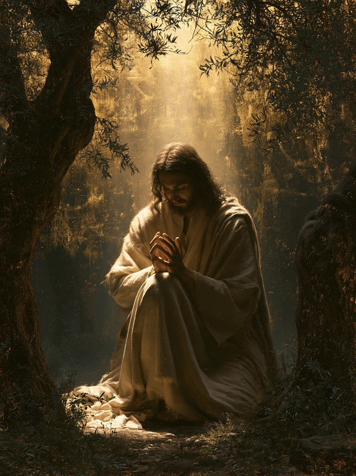 Jesus in Gethsemane — Reverence in the Blessed Clearing