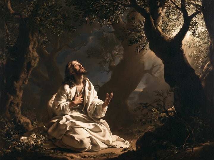 Jesus in Gethsemane - Theatrical Baroque · Landscape n° 3