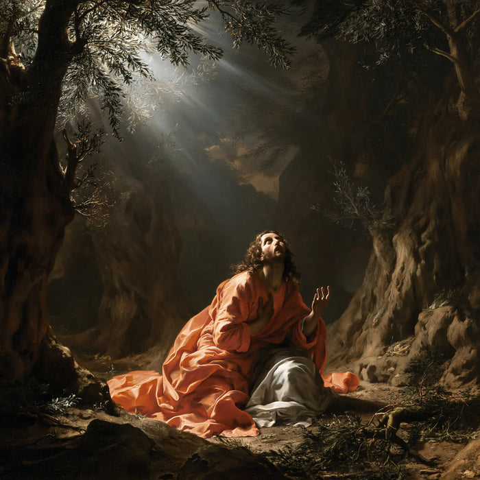 Jesus in Gethsemane - Theatrical Baroque · Square n° 5