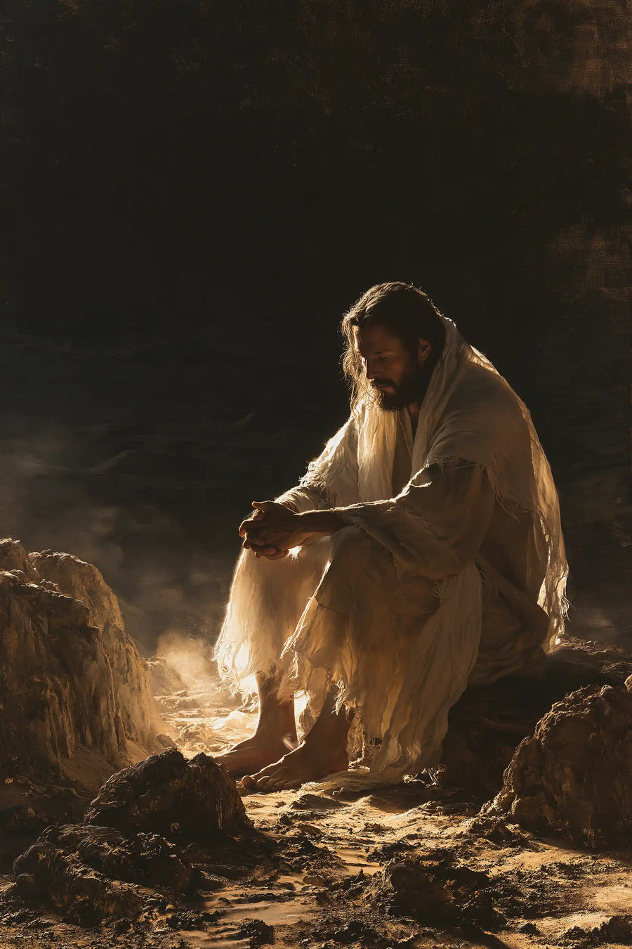 Jesus in the Desert - Christ as Divine Light · Portrait n° 13