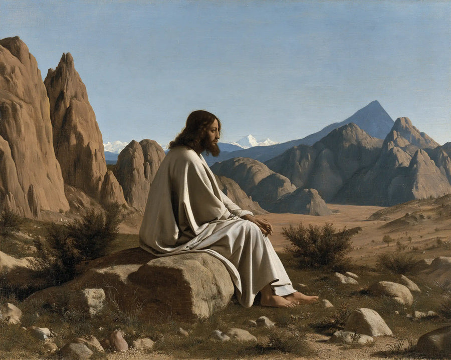 Jesus in the Desert - Florentine Renaissance · Landscape n° 6