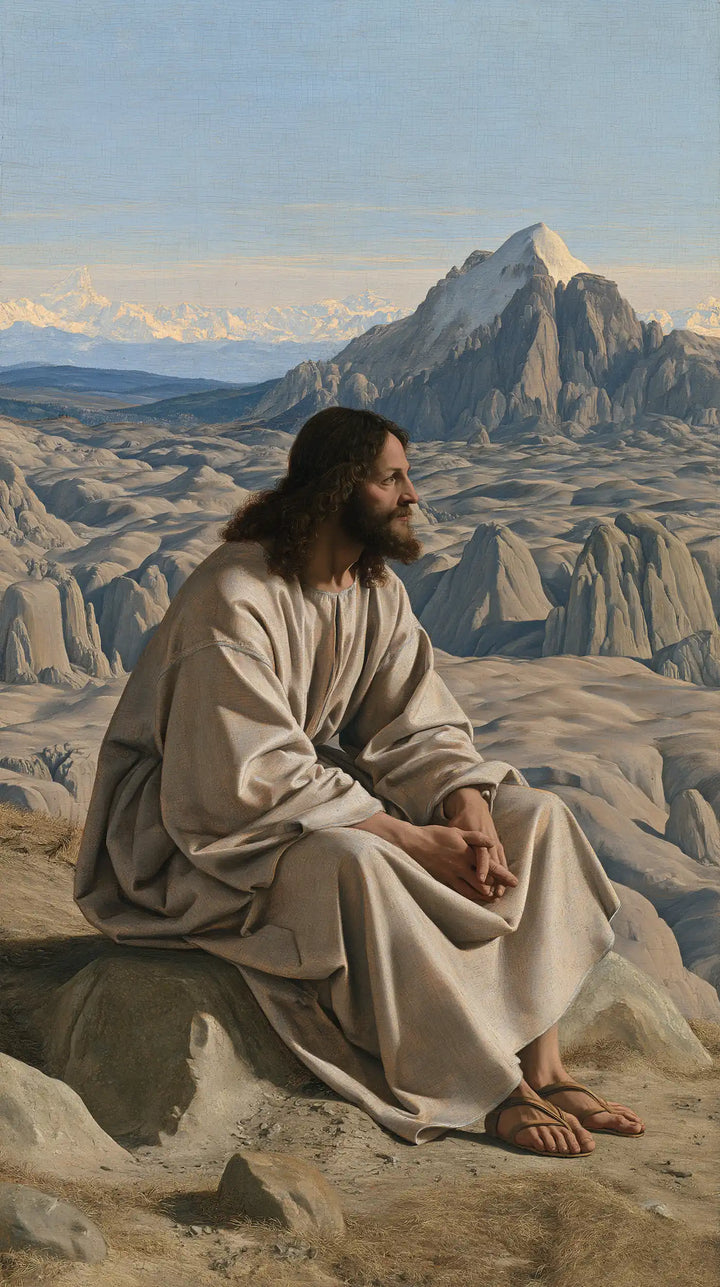 Jesus in the Desert — The Halt Before the Folds of the World