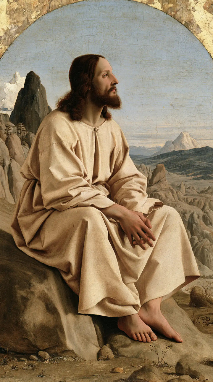 Jesus in the Desert - Florentine Renaissance · Portrait n° 13