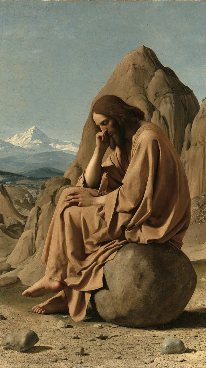 Jesus in the Desert - Florentine Renaissance · Portrait n° 19