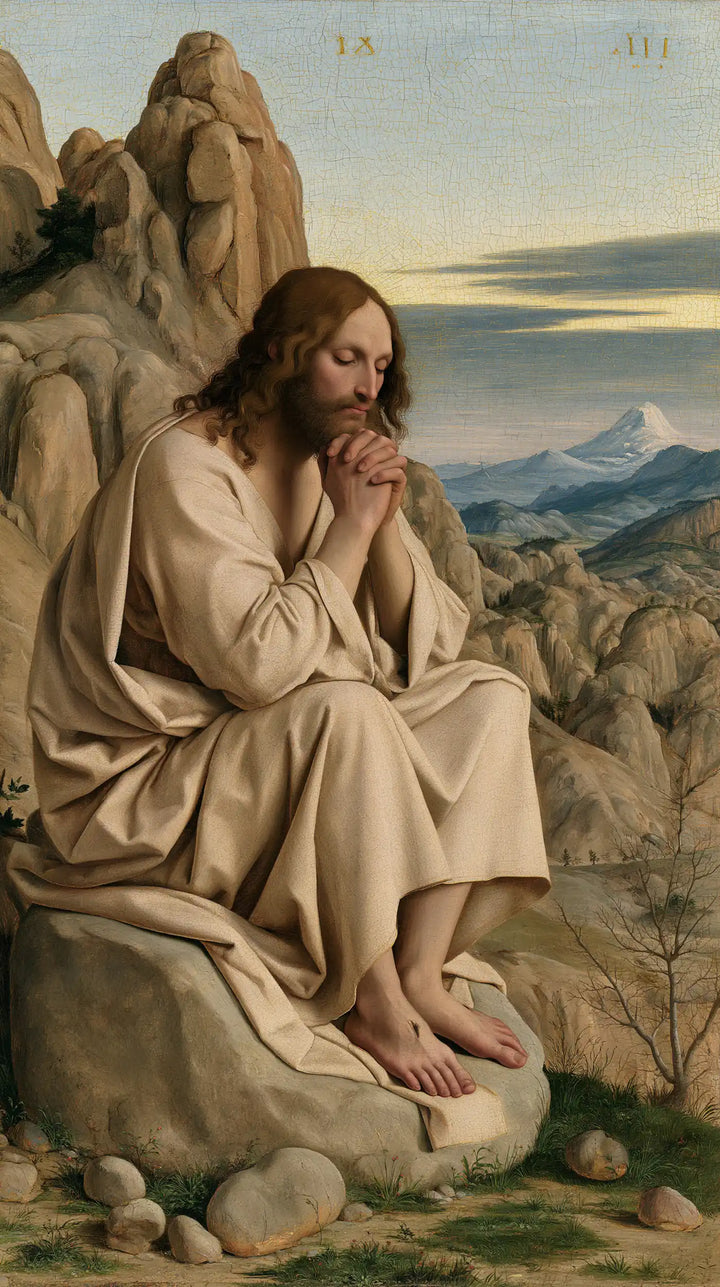 Jesus in the Desert - Florentine Renaissance · Portrait n° 22