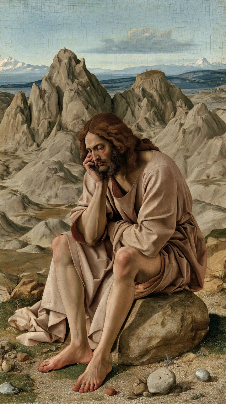 Jesus in the Desert - Florentine Renaissance · Portrait n° 23