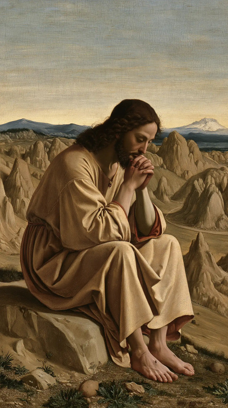 Jesus in the Desert - Florentine Renaissance · Portrait n° 27