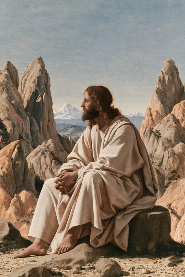 Jesus in the Desert — Listening in the Passage of Spires