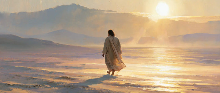 Jesus in the Desert — The Walk in the Honey-Coloured Expanse