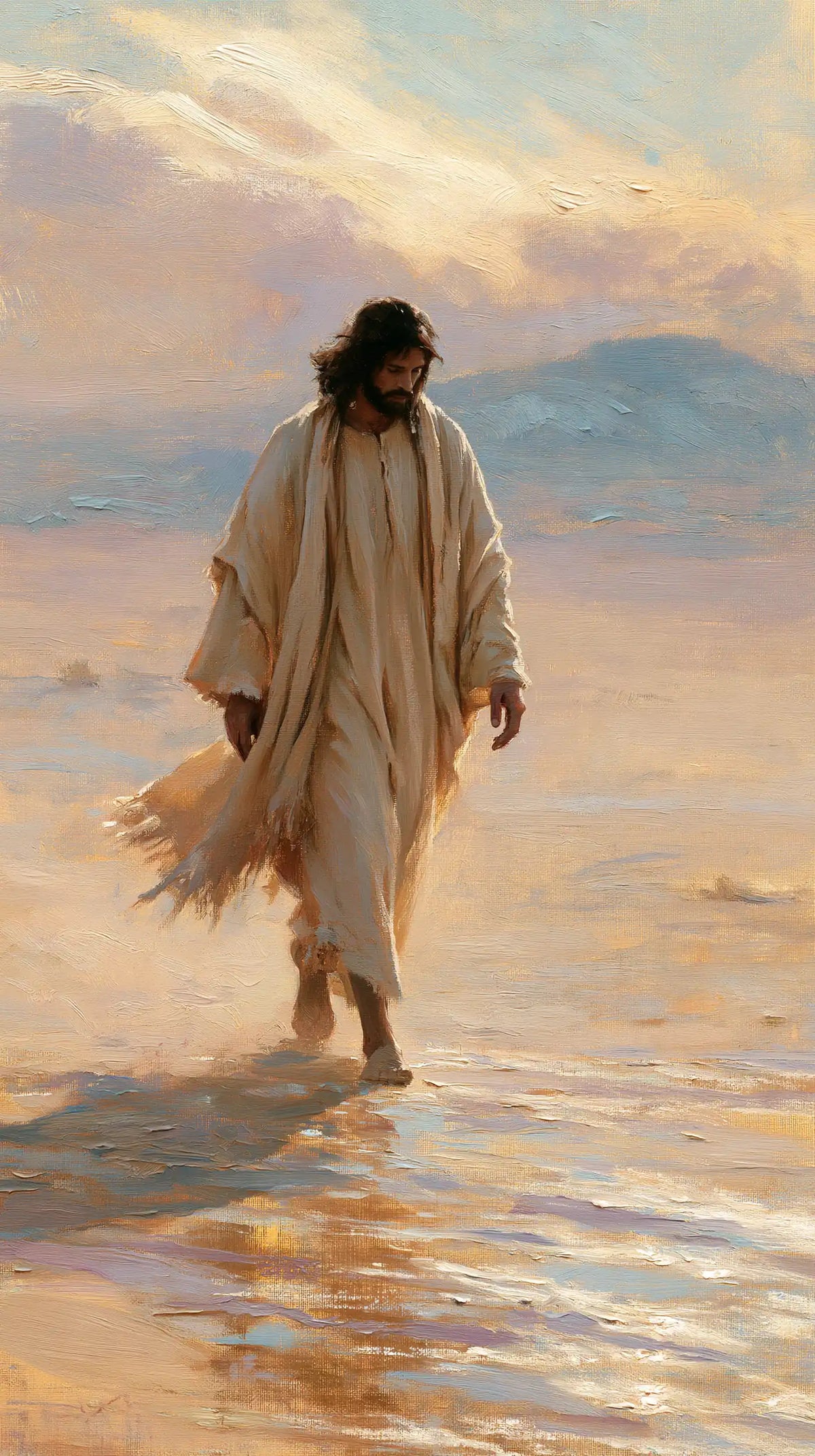 Jesus in the Desert — The Coming in the Iridescent Day
