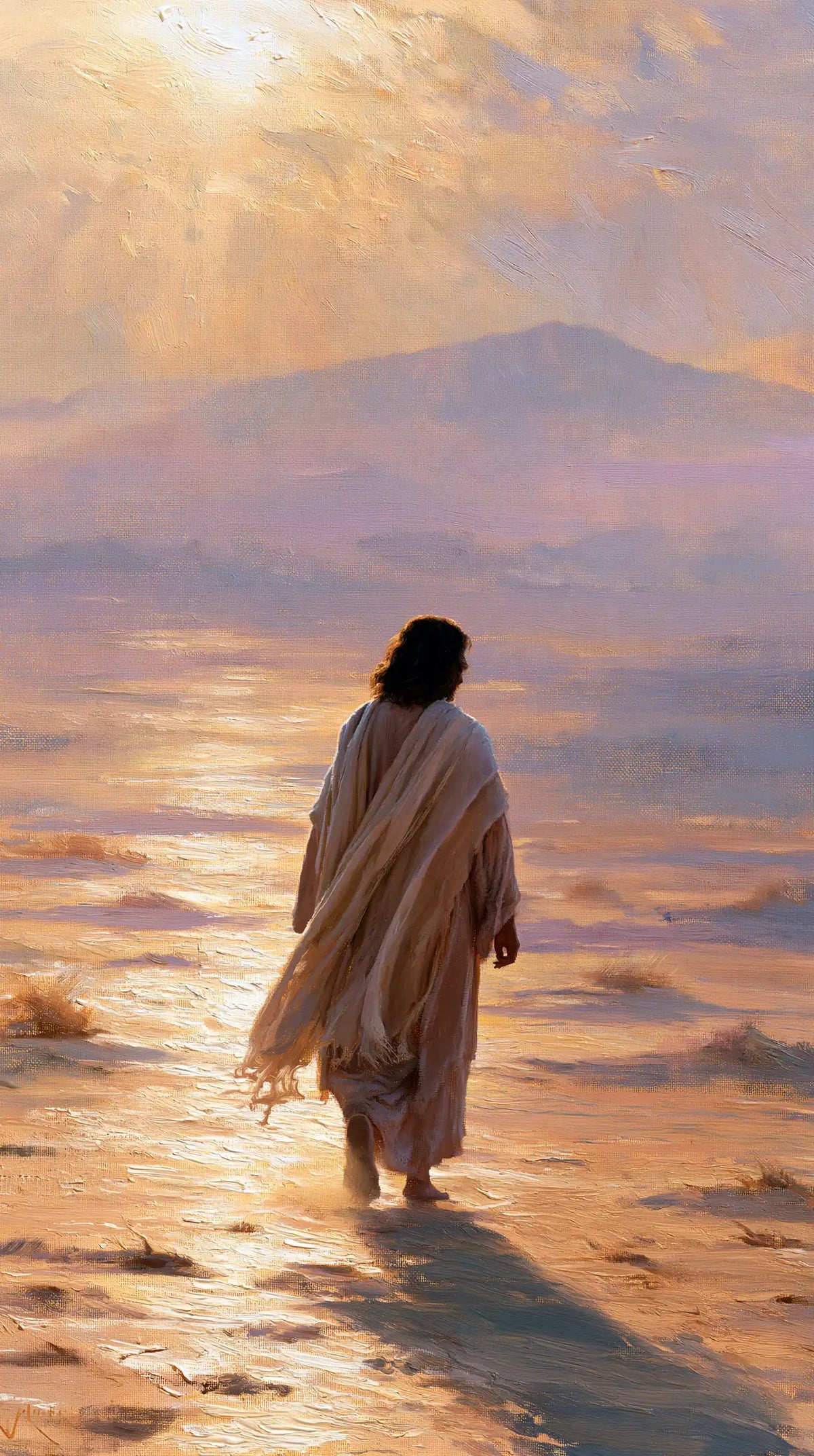 Jesus in the Desert - Impressionist · Portrait n° 6