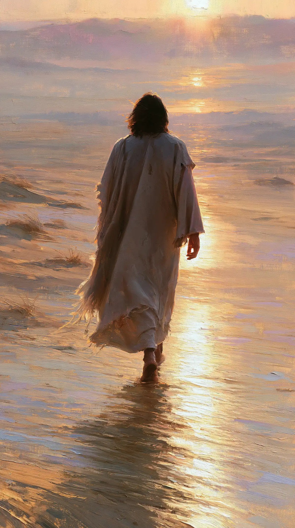 Jesus in the Desert — The Dark Wake in the Golden Path