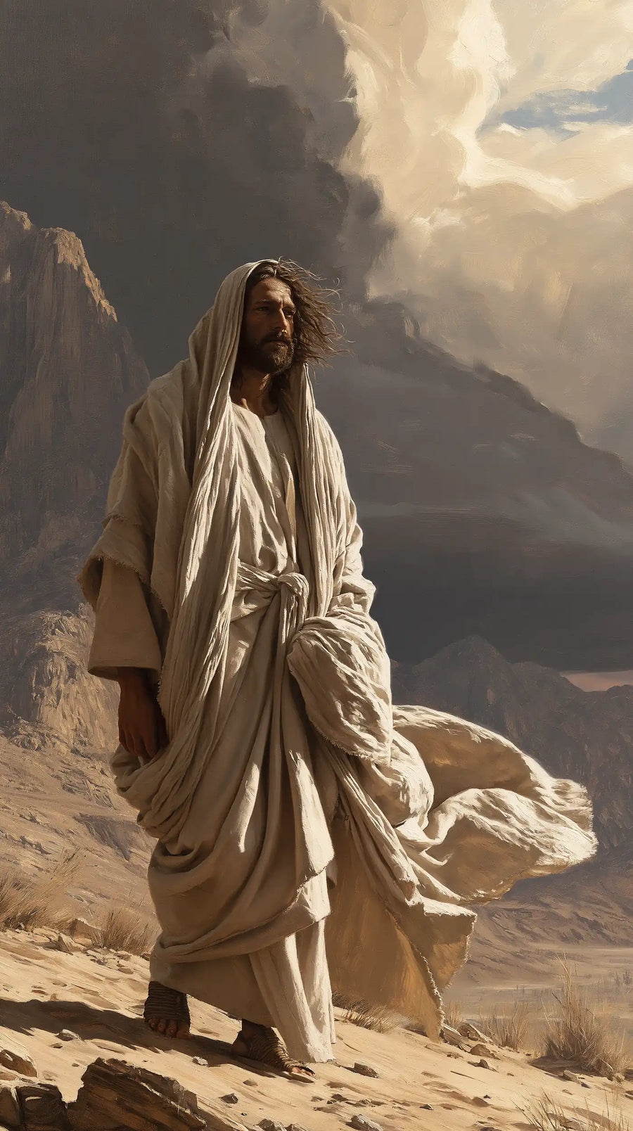 Jesus in the Desert - The Inner Struggle · Portrait n° 18