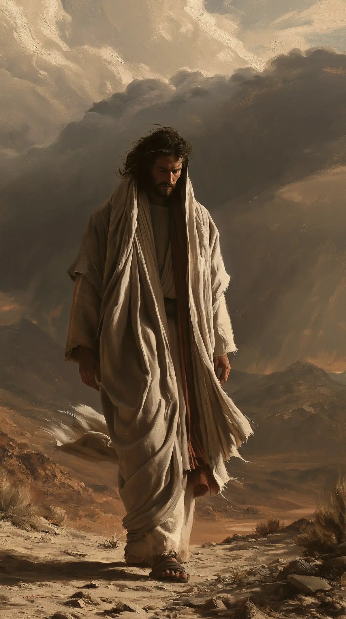 Jesus in the Desert - The Inner Struggle · Portrait n° 23