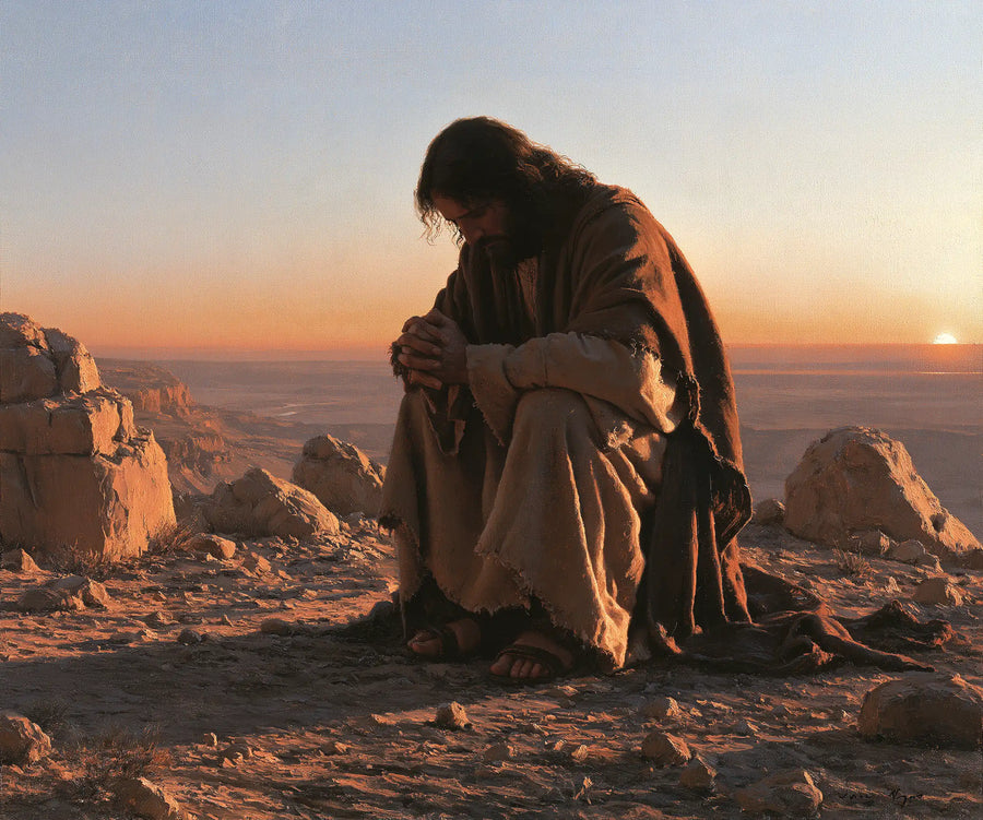 Jesus in the Desert - Jesus in Prayer · Landscape n° 4
