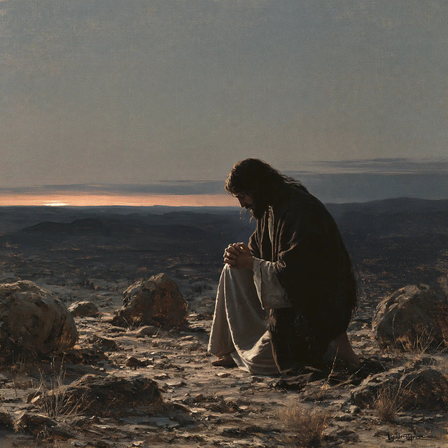 Jesus in the Desert - Jesus in Prayer · Square n° 2