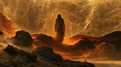 Jesus in the Desert — A Presence within the Golden Swell