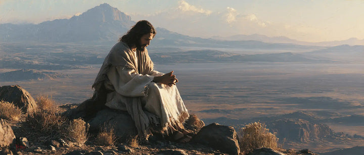 Jesus in the Desert — Prayer in the Shadow of the Great Peak