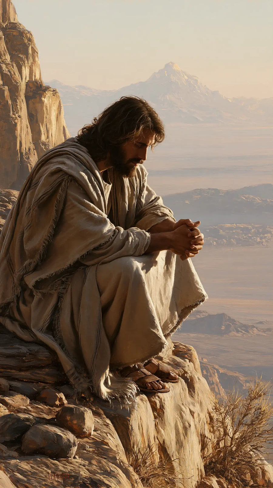 Jesus in the Desert - The Silence of the Desert · Portrait n° 5