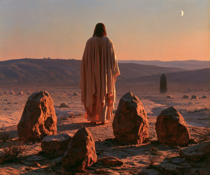 Jesus in the Desert - The Stones of Temptation · Landscape n° 2