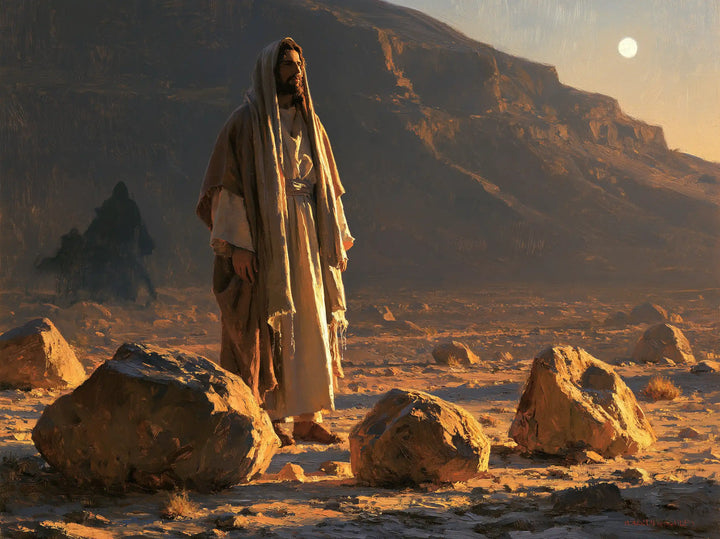 Jesus in the Desert — The Long Veil before the Amber Stones