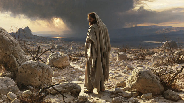 Jesus in the Desert — The Backward Gaze in the Stony Plain