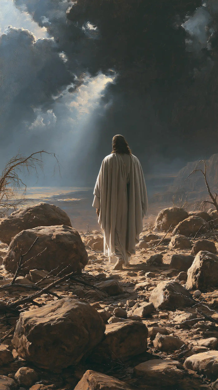 Jesus in the Desert - Symbolist · Portrait n° 16