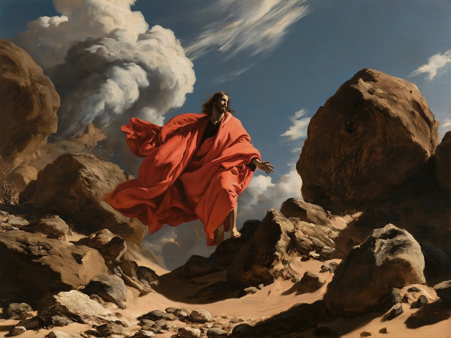 Jesus in the Desert - Theatrical Baroque · Landscape n° 9